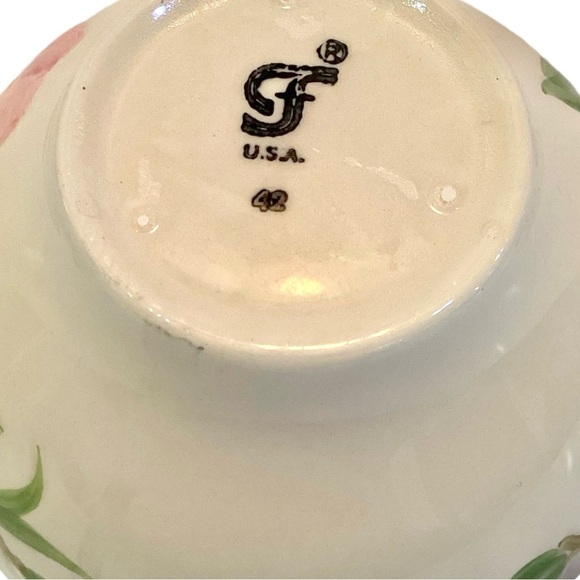 Vintage Franciscan Desert Rose Tea Cup with Saucer USA Coffee Mug Set - Picture 5 of 8